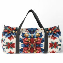 ラージユニーククリスマスダフェルバッグ