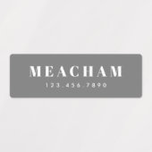 ラージラストネーム数々のボーイズ色の防水 ラベル (デザイン1)