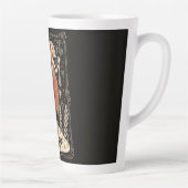 ラージラテマググ《星座》乙女座シナ〔占星術の〕十二宮図アート カフェラテマグ (右)