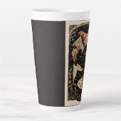 ラージラテマグピセスシナル〔占星術の〕十二宮図アート カフェラテマグ (正面)