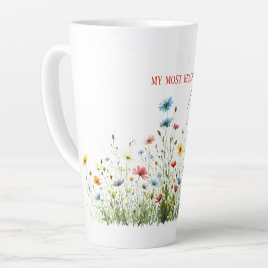 ラージラテマグマイベストビューティフルプレイス カフェラテマグ (左アングル)