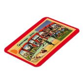 ラージレターグリーティングアリゾナヴィンテージスタイル マグネット (左側)