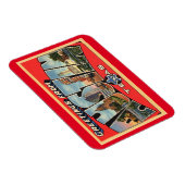 ラージレターグリーティングオースティンテキサス州ヴィンテージスタイル マグネット (右側)