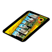 ラージレターグリーティングトペカカンザスヴィンテージスタイル マグネット (左側)