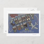 ラージレターシーン – さくらんぼポイント、NC ポストカード (正面/裏面)