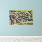 ラージレターシーン – バークレー春, WV キャンバスプリント (インサイチュ (ウッドフロア))