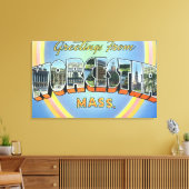 ラージレターシーン – 挨拶 キャンバスプリント (インサイチュ (リビング))