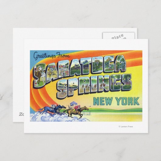 ラージレターシーン – 挨拶 ポストカード (正面/裏面)