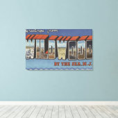 ラージレターシーン – 海の森 キャンバスプリント (インサイチュ (ウッドフロア))