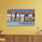 ラージレターシーン – 海の森 キャンバスプリント (インサイチュ (リビング))