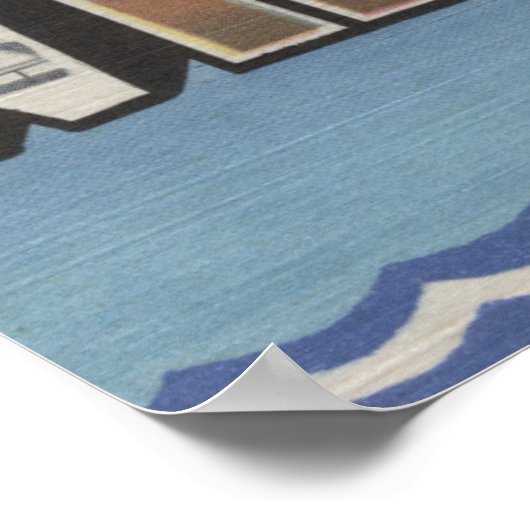 ラージレターシーン – 海の森 ポスター (角)