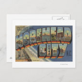 ラージレターシーン – Morehead City, NC ポストカード (正面/裏面)