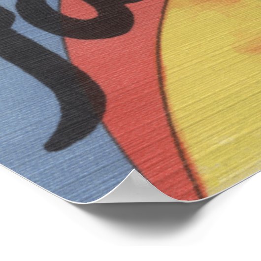 ラージレターシーン – NCファイエットビル ポスター (角)