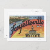 ラージレターシーン – NCファイエットビル ポストカード (正面/裏面)