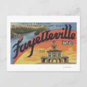 ラージレターシーン – NCファイエットビル ポストカード (正面)