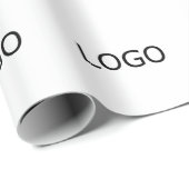 ラージロゴ企業のビジネスのホワイトラッピング紙 ラッピングペーパー (ロールコーナー)