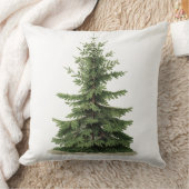 ラージヴィンテージクリスマスツリーファームハウス クッション (ブランケット)