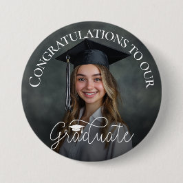 ラージーススクリプト写真卒業おめでとう卒業 缶バッジ