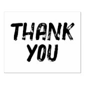 ラージ動揺してューサンキュー ラバースタンプ (インプリント)