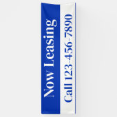 ラージ実在エステート今リースの看板バナー 横断幕 (縦)