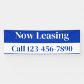 ラージ実在エステート今リースの看板バナー 横断幕 (横)