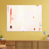 ラージ絵を描抽象芸術ズバイマウラリード キャンバスプリント (インサイチュ (リビング))