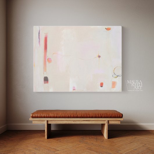 ラージ絵を描抽象芸術ズバイマウラリード キャンバスプリント