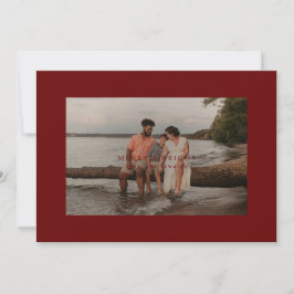 ラージ縁どメリーフォトカード&ブライト シーズンカード