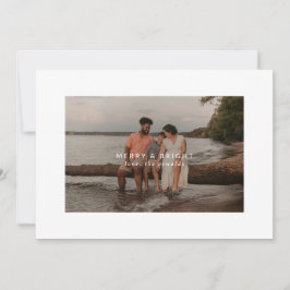 ラージ縁どメリーフォトカード&ブライト シーズンカード