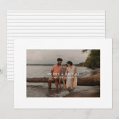 ラージ縁どメリーフォトカード&ブライト シーズンカード (正面/裏面)