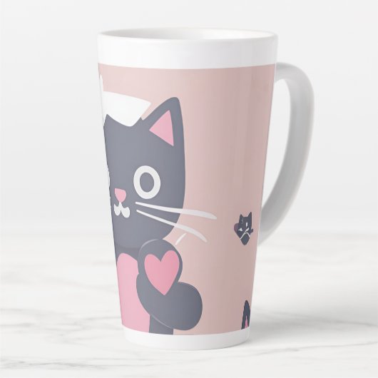 ラージ カフェラテマグ (右アングル)