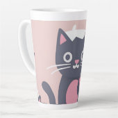 ラージ カフェラテマグ (左アングル)