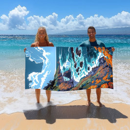 ラージ&ソフトカラフルソノマコーストビーチタオル ビーチタオル