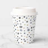 ラース紙吹雪水彩ドット紙カップ 紙コップ (裏面)