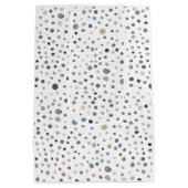 ラース紙吹雪水色ドット抱き枕 ミディアムペーパーバッグ (裏面)