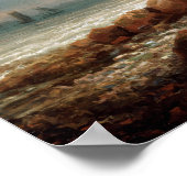 ラース·ハーターヴィグ·コースタルランドスケープ ポスター (角)