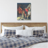 ラース・ポルセナ前のムシウス・スカエヴェラ、c.1618-20 キャンバスプリント (インサイチュ (寝室))