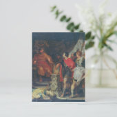 ラース・ポルセナ前のムシウス・スカエヴェラ、c.1618-20 ポストカード (スタンド正面)