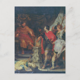 ラース・ポルセナ前のムシウス・スカエヴェラ、c.1618-20 ポストカード