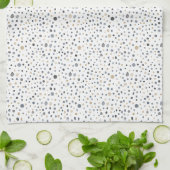 ラーズ コンフェッティ 水彩 ドット キッチン タオル (折り畳み)