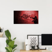 ラーセプリントレッド ポスター (ホームオフィス)