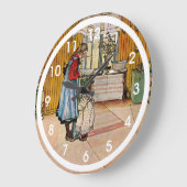 ラーソンザキッチン ラージ壁時計 (傾斜)