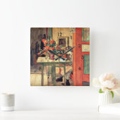 ラーソン-リスベス読ズ スクエア壁時計 (ホーム)