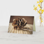 ラーチコーン誕生日 カード (黄色い花)