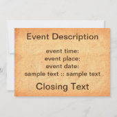 ラーチブランチ 招待状 (裏面)