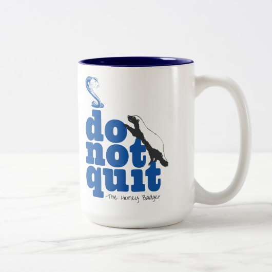 ラーテルのコップ ツートーンマグカップ (右)