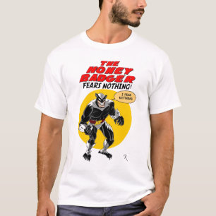 ラーテルの恐れ何も! Tシャツ