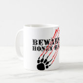 ラーテルの用心して下さい コーヒーマグカップ (正面左)