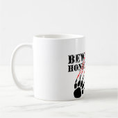 ラーテルの用心して下さい コーヒーマグカップ (左)