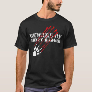 ラーテルの用心して下さい Tシャツ